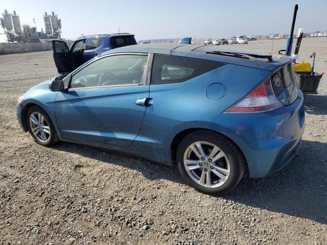 HONDA CR-Z 2013 blue  hybrid engine JHMZF1D40DS003997 photo #3