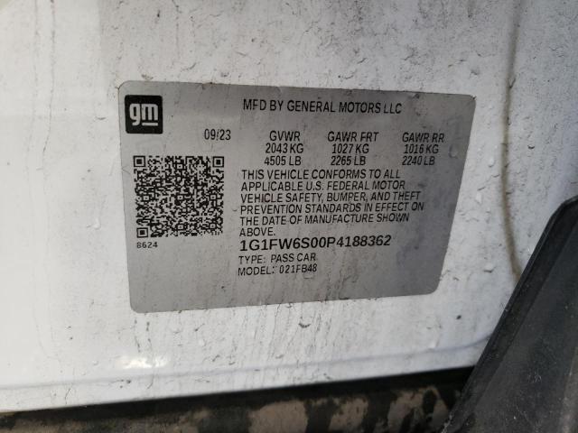 2023 CHEVROLET BOLT EV 1L 1G1FW6S00P4188362  71432714