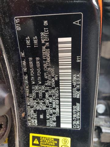 VIN 5TDBKRFH9FS185675 2015 Toyota Highlander, LE no.13