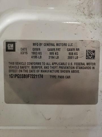 2015 CHEVROLET CRUZE LTZ - 1G1PG5SB9F7221174