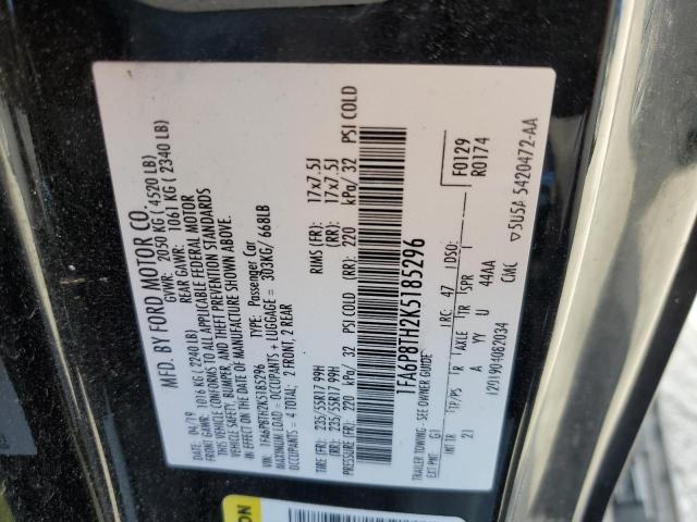 2019 FORD MUSTANG - 1FA6P8TH2K5185296