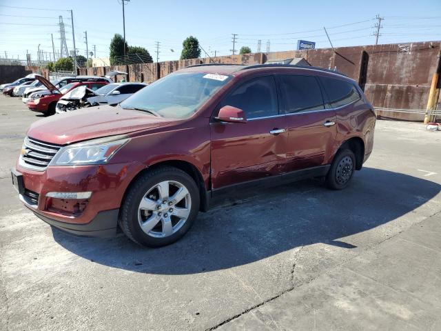 CHEVROLET TRAVERSE L 2017 burgundy  gas 1GNKRGKD1HJ347292 photo #1