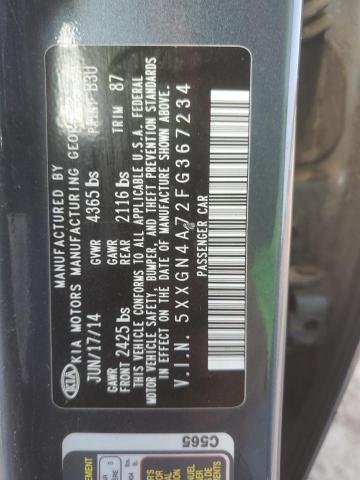 2015 KIA OPTIMA EX - 5XXGN4A72FG367234