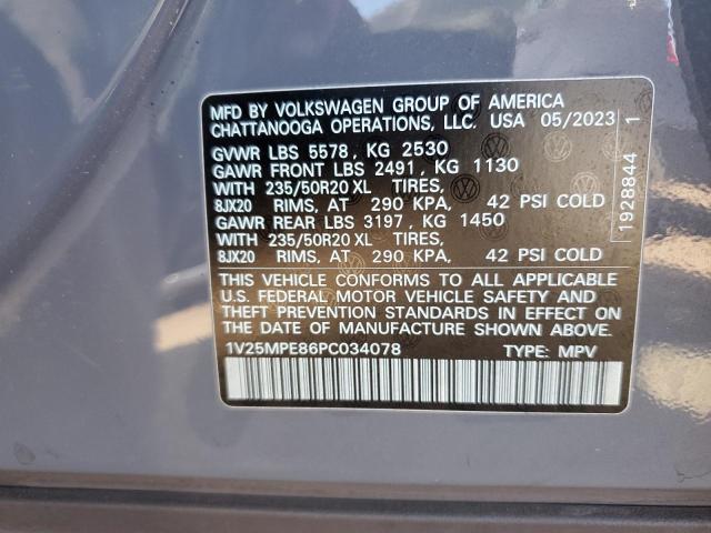 VIN 1V25MPE86PC034078 2023 Volkswagen ID.4, S no.14