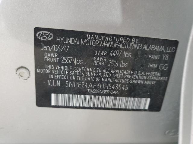 2017 HYUNDAI SONATA SE - 5NPE24AF3HH543545