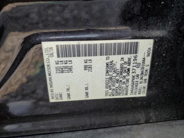 2017 NISSAN MAXIMA 3.5 - 1N4AA6APXHC371196