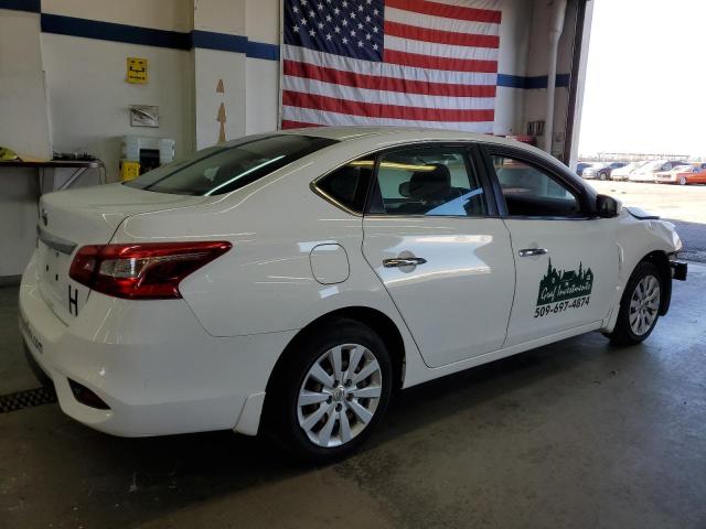 NISSAN SENTRA S 2019 white  gas 3N1AB7AP8KY292124 photo #4