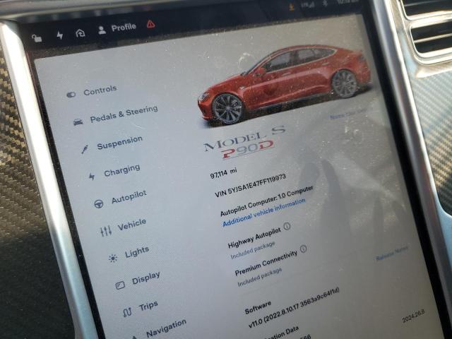 2015 TESLA MODEL S - 5YJSA1E47FF119973