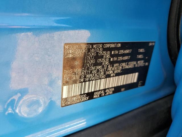 2019 TOYOTA RAV4 LE - JTMF1RFV5KD027060