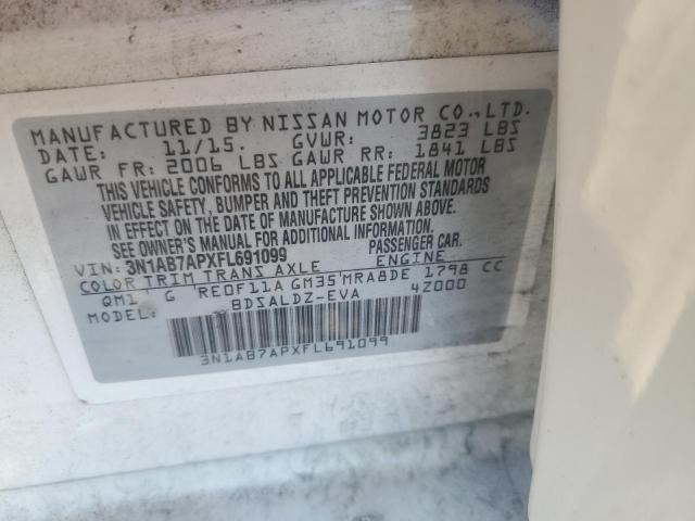 2015 NISSAN SENTRA S - 3N1AB7APXFL691099