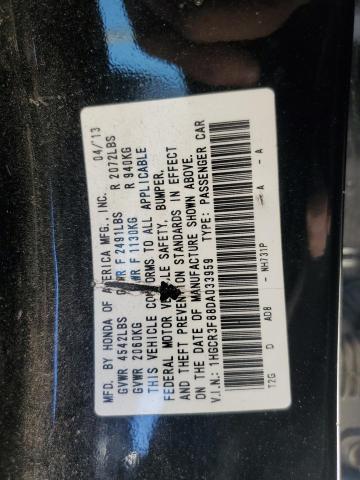 VIN 1HGCR3F88DA033959 2013 Honda Accord, Exl no.12