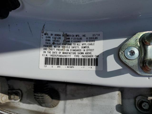 VIN 1HGCR2F88EA283777 2014 Honda Accord, Exl no.12