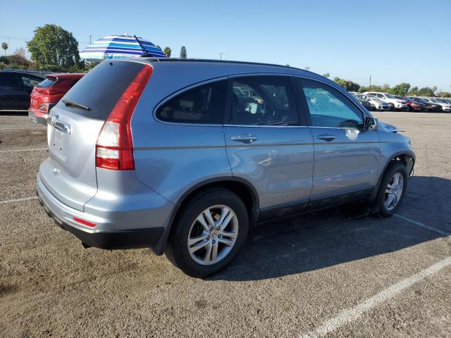 HONDA CR-V EXL 2011 blue  gas 5J6RE3H77BL016414 photo #4