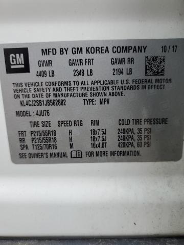 2018 BUICK ENCORE SPO - KL4CJ2SB1JB562882