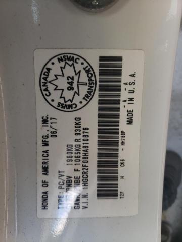 2017 HONDA ACCORD EX - 1HGCR2F08HA810876