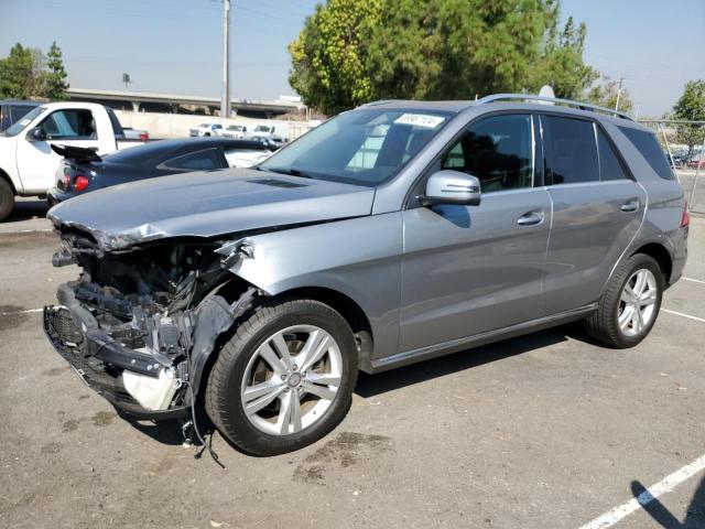 MERCEDES-BENZ ML 350 4MA 2012 gray  gas 4JGDA5HBXCA002172 photo #1