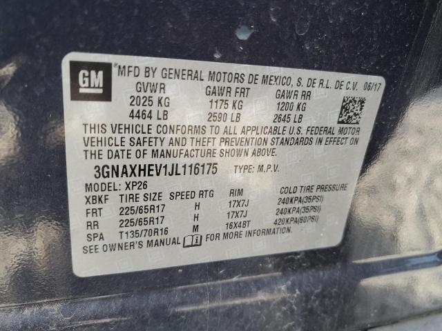 2018 CHEVROLET EQUINOX LS - 3GNAXHEV1JL116175