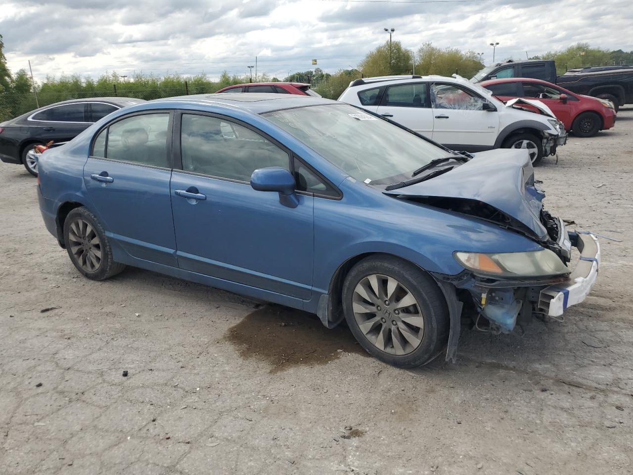 Lot #2956252991 2009 HONDA CIVIC EX