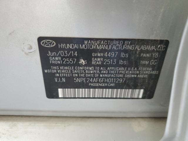 2015 HYUNDAI SONATA SE - 5NPE24AF6FH011297