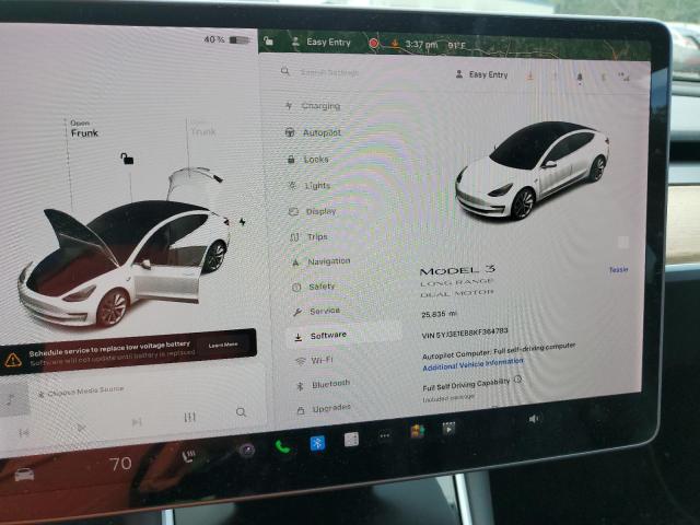 VIN 5YJ3E1EB8KF364783 2019 Tesla MODEL 3 no.9