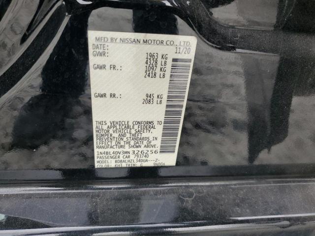 2021 NISSAN ALTIMA SV - 1N4BL4DV3MN326256