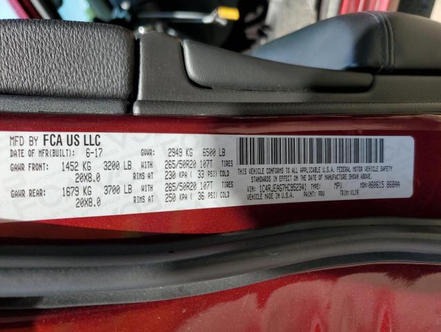 2017 JEEP GRAND CHER - 1C4RJEAG7HC952341