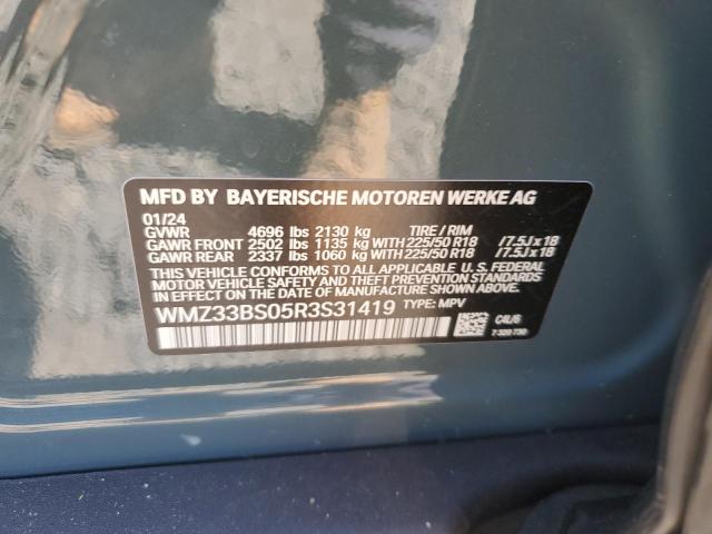 2024 MINI COOPER JCW WMZ33BS05R3S31419