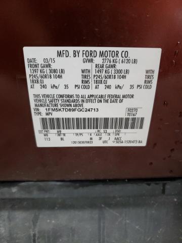 2015 FORD EXPLORER X - 1FM5K7D89FGC24713