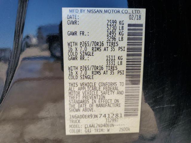 2018 NISSAN FRONTIER S - 1N6AD0ER9JN741281