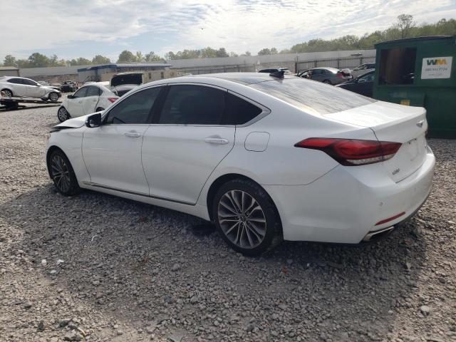 GENESIS G80 BASE 2017 white  gas KMHGN4JE8HU172472 photo #3