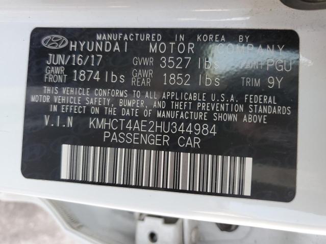 VIN KMHCT4AE2HU344984 2017 Hyundai Accent, SE no.13