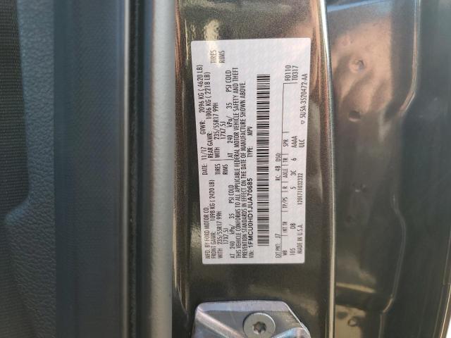 2018 FORD ESCAPE SEL - 1FMCU0HD1JUA70685