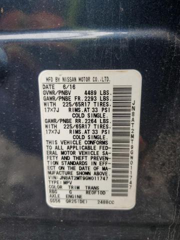 VIN JN8AT2MT9GW011747 2016 Nissan Rogue, S no.13