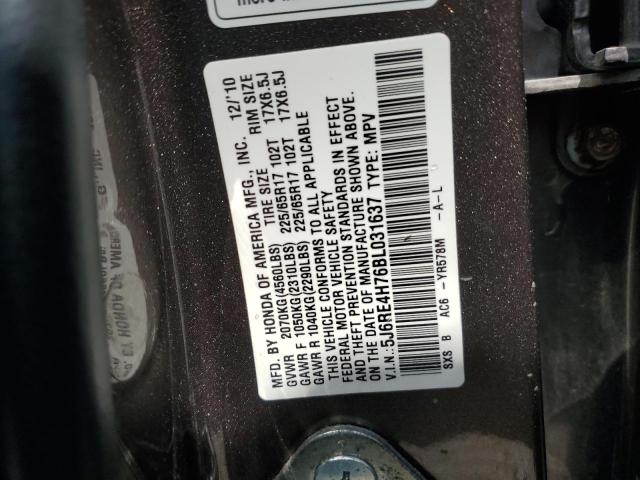 5J6RE4H76BL031637 2011 HONDA CRV