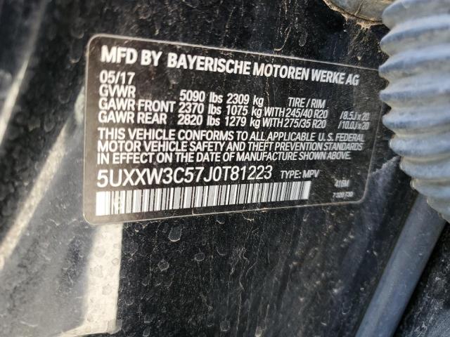 VIN 5UXXW3C57J0T81223 2018 BMW X4 no.14