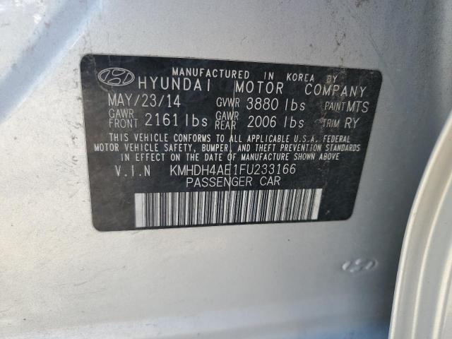 2015 HYUNDAI ELANTRA SE - KMHDH4AE1FU233166