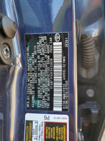 VIN 4T4BF1FK6ER435838 2014 Toyota Camry, L no.12