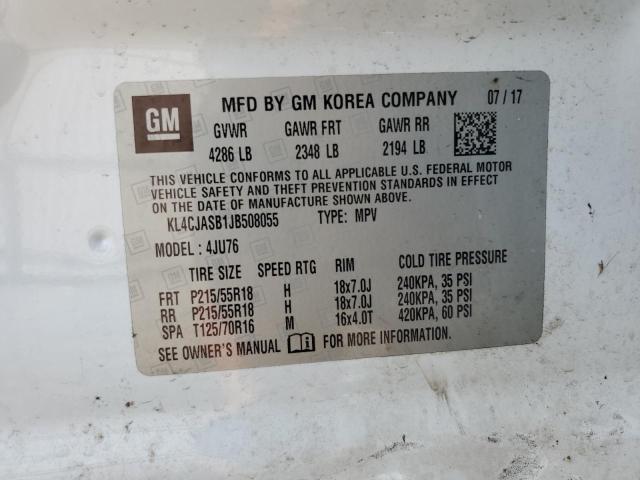 2018 BUICK ENCORE PRE - KL4CJASB1JB508055