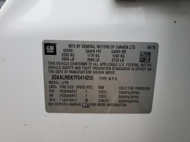 2015 GMC TERRAIN SL - 2GKALMEK7F6414250