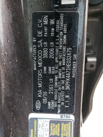2017 KIA FORTE LX - 3KPFK4A71HE032479
