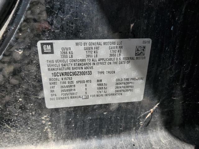 2016 CHEVROLET 1500 1GCVKREC9GZ300133