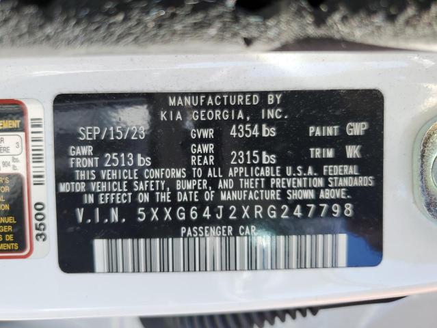 2024 KIA K5 - 5XXG64J2XRG247798
