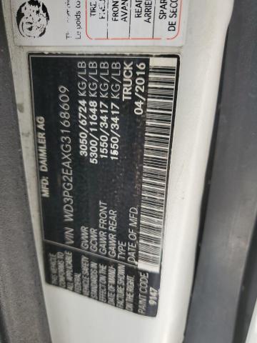 2016 MERCEDES-BENZ METRIS - WD3PG2EAXG3168609