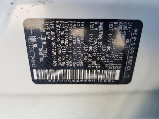 2021 NISSAN ROGUE SV - JN8AT3BB9MW233409