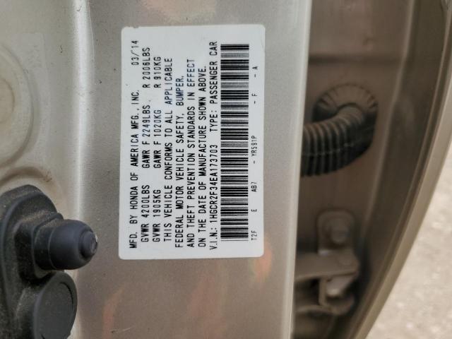 VIN 1HGCR2F34EA173703 2014 Honda Accord, LX no.13