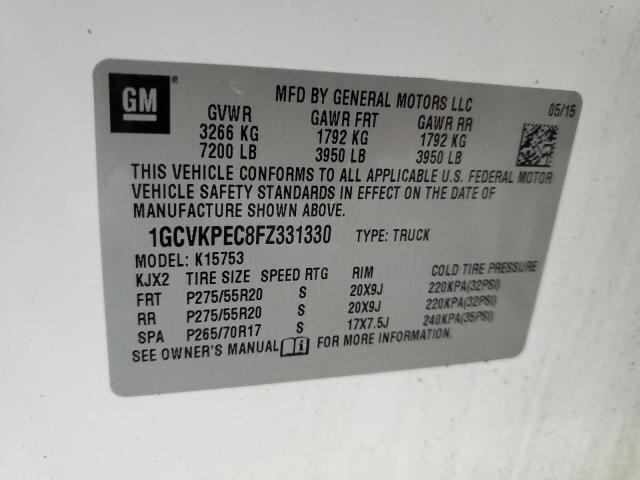 2015 CHEVROLET SILVERADO - 1GCVKPEC8FZ331330