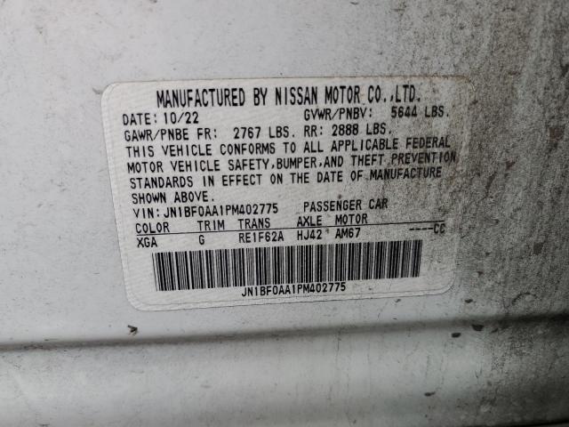 2023 NISSAN ARIYA VENT JN1BF0AA1PM402775