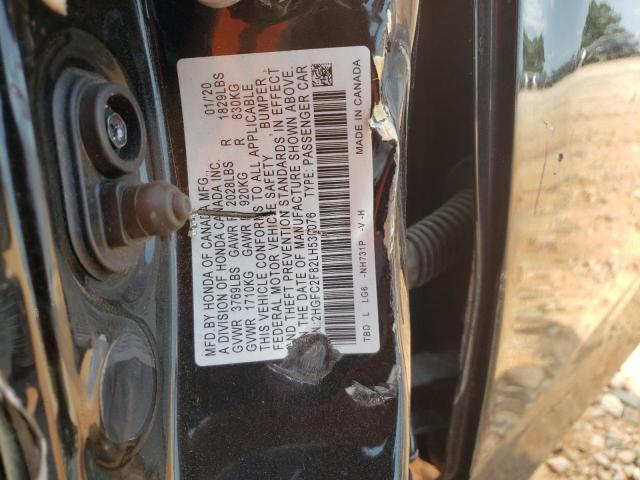 2020 HONDA CIVIC SPOR - 2HGFC2F82LH530076