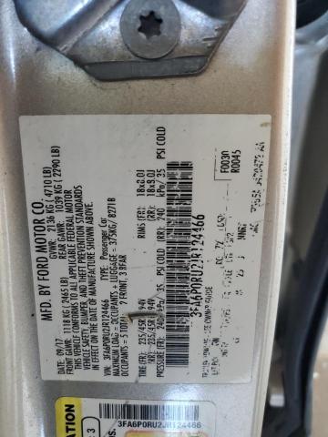 VIN 3FA6P0RU2JR124466 2018 Ford Fusion, Titanium/Pl... no.12