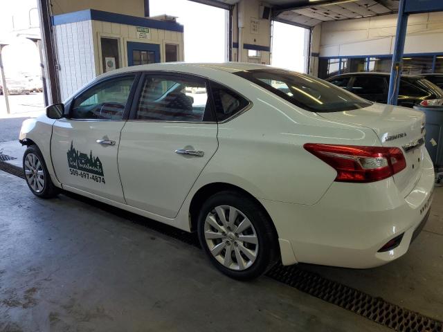 NISSAN SENTRA S 2019 white  gas 3N1AB7AP8KY292124 photo #3